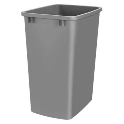 Rev-A-Shelf RV-35-17-52 35 Quart Plastic Replacement Waste Container, Silver