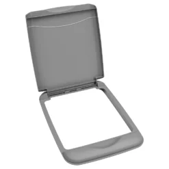 Rev-A-Shelf RV-35-LID-17-1 35 Quart Plastic Trash Can Replacement Lid, Silver