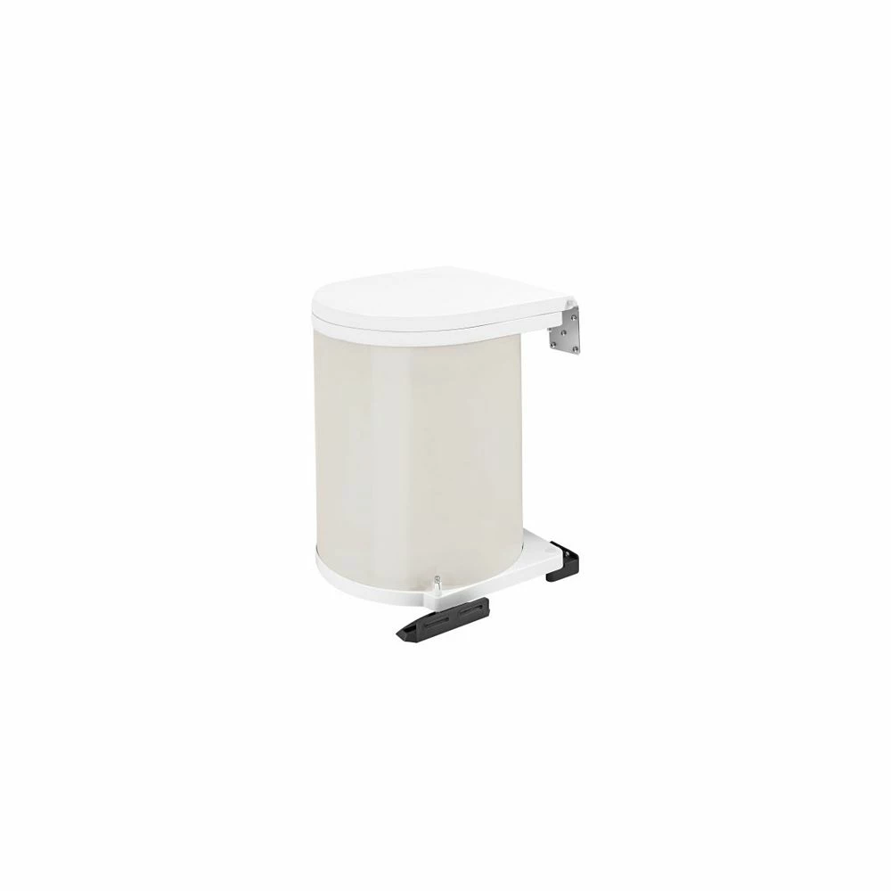Rev-A-Shelf 8-010212-14 14 Liter Under Sink Pivot Out Waste Container, White 1 Rev-A-Shelf 8-010212-14 14 Liter Under Sink Pivot Out Waste Container, White