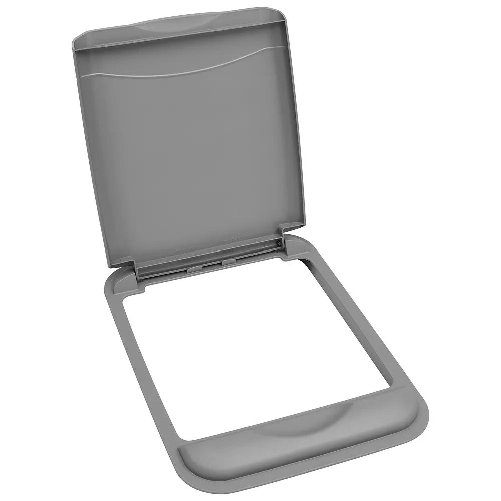 Rev-A-Shelf RV-50-LID-17-1 50 Quart Polymer Trash Can Replacement Lid, Silver 1 Rev-A-Shelf RV-50-LID-17-1 50 Quart Polymer Trash Can Replacement Lid, Silver