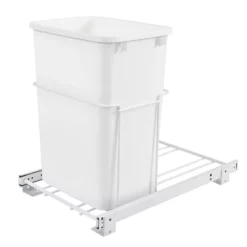 Rev-A-Shelf RV-18PB-1 Single 35 Quart Pull-Out Waste Container For Kitchens