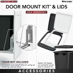 Rev-A-Shelf RV-18PB-1 Single 35 Quart Pull-Out Waste Container For Kitchens -US Storage Furniture Sales Store 5081015 ALT2