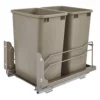 Rev-A-Shelf 53WC-1835SCDM-212 Double 35-Quart Pullout Soft Close Waste Container