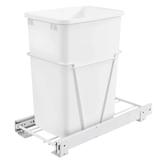 Rev-A-Shelf RV-12PB Single 35 Quart Pull-Out Sliding Waste Container For Kitchen 7 Rev-A-Shelf RV-12PB Single 35 Quart Pull-Out Sliding Waste Container For Kitchen -US Storage Furniture Sales Store 5081023