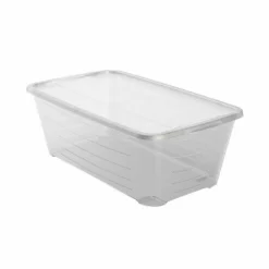 Life Story 6 Quart Clear Shoe Storage Box Stacking Container Bin W/ Lids,10 Pack -US Storage Furniture Sales Store 5081469 ALT2