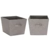 Household Essentials Medium Tape Fabric Storage Bins 2-pack Set