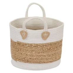 Household Essentials Corn Husk And Hyacinth Wicker Basket -US Storage Furniture Sales Store 5132382 ALT2