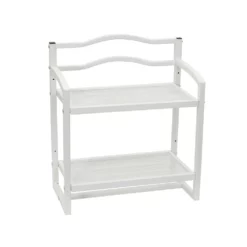 Household Essentials 2-Tier Wall Shelf Metal Mesh