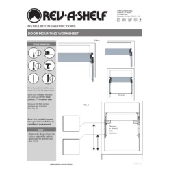 Rev-A-Shelf 4WCTM-15DM2-343-FL Double 27-Quart Top Mount Pullout Wastebasket -US Storage Furniture Sales Store 5244212 ALT3