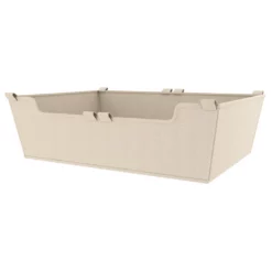 Rev-A-Shelf Sidelines CBLSL-181405-T-1 Canvas Cloth Closet Basket Liner, Tan