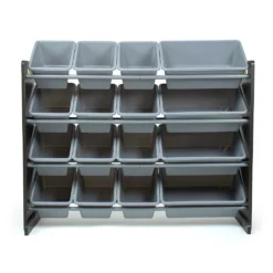 Humble Crew Sumatra Bin Espresso Toy Storage With 16 Storage Bins -US Storage Furniture Sales Store 5507759 ALT2
