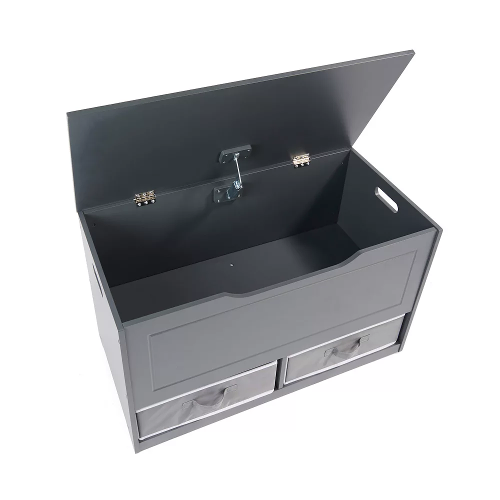 Badger Basket Toy & Storage Box Bench With Two Baskets 5 Badger Basket Toy & Storage Box Bench With Two Baskets - Image 5