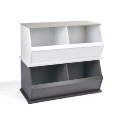 Badger Basket Two Bin Stackable Storage Cubby -US Storage Furniture Sales Store 5512117 ALT3