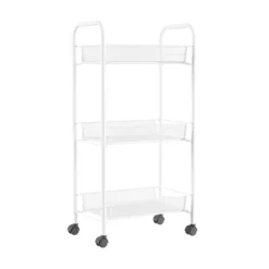 Hastings Home 3-Tiered Narrow Rolling Storage Shelves -US Storage Furniture Sales Store 5615816 ALT2