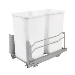 Rev-A-Shelf 53WC-1527SCDM-211 Double 27 Quart Pullout Soft Close Waste Container