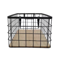Sonoma Goods For Life® Wire & Wood Storage Bin -US Storage Furniture Sales Store 5758945 ALT3