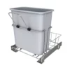 Rev-A-Shelf RUKD-1420RB-1 20 Quart Universal Waste Container With Rear Basket