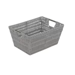Simplify 3 Pack Set Rattan Tote Baskets -US Storage Furniture Sales Store 5828821 ALT5