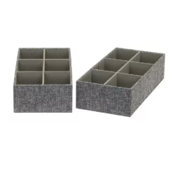 Household Essentials Drawer Organizers Hard-Sided 3-piece Set -US Storage Furniture Sales Store 5831123 ALT3