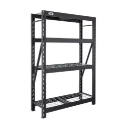 CAT 72 Inch X 48 Inch Industrial Heavy Duty 4 Tier Adjustable Steel Shelving