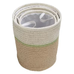 Honey-Can-Do Small Nesting Paper Straw 3-Piece Basket Set -US Storage Furniture Sales Store 5924765 ALT4