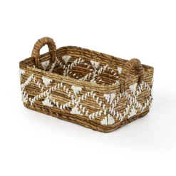 Saddle River Rectangular Banana Western Bins 3-piece Set 11 Saddle River Rectangular Banana Western Bins 3-piece Set -US Storage Furniture Sales Store 5925002 ALT5