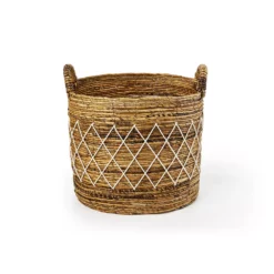 Saddle River Round Lattice Banana Basket 3-piece Set -US Storage Furniture Sales Store 5925012 ALT2