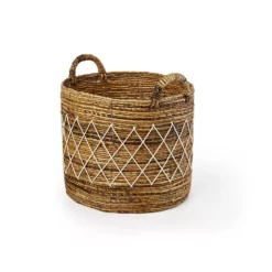 Saddle River Round Lattice Banana Basket 3-piece Set -US Storage Furniture Sales Store 5925012 ALT3