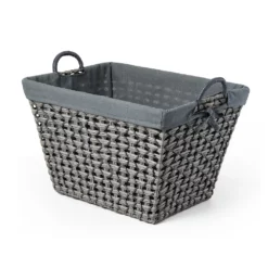 Saddle River Rectangular Cross & Open-Weave Basket 3-piece Set -US Storage Furniture Sales Store 5925023 ALT4