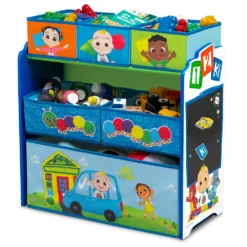 Delta Children CoCoMelon 6-Bin Organizer -US Storage Furniture Sales Store 5929248 ALT3