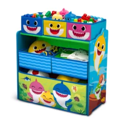 Delta Children Baby Shark 6-Bin Organizer 11 Delta Children Baby Shark 6-Bin Organizer -US Storage Furniture Sales Store 5929251 ALT5
