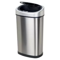NINESTARS 13.2 Gallon Stainless Steel Hands Free Motion Sensor Garbage Trash Can 6 NINESTARS 13.2 Gallon Stainless Steel Hands Free Motion Sensor Garbage Trash Can -US Storage Furniture Sales Store 5949032 ALT2