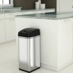 ITouchless Deodorizer 13-gallon Stainless Steel Touchless Trash Can With Carbon Filter Technology 9 ITouchless Deodorizer 13-gallon Stainless Steel Touchless Trash Can With Carbon Filter Technology -US Storage Furniture Sales Store 595804 ALT3