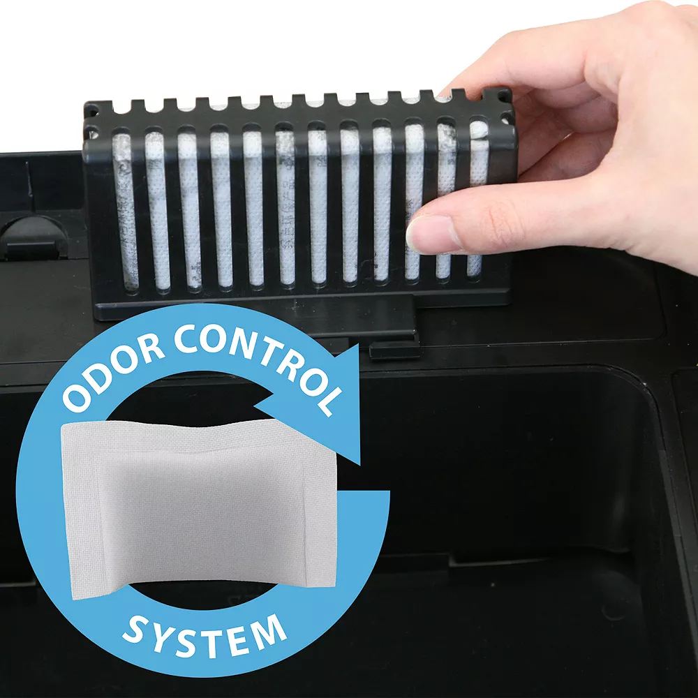 ITouchless Deodorizer 13-gallon Stainless Steel Touchless Trash Can With Carbon Filter Technology 5 ITouchless Deodorizer 13-gallon Stainless Steel Touchless Trash Can With Carbon Filter Technology - Image 5