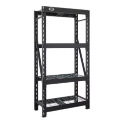 CAT 36 Inch X 18 Inch Industrial Heavy Duty 4 Tier Adjustable Steel Shelving