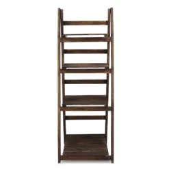 Cheungs Home Decorative 4 Tier Wood Shelf Stand, Brown 6 Cheungs Home Decorative 4 Tier Wood Shelf Stand, Brown -US Storage Furniture Sales Store 6144549 ALT2