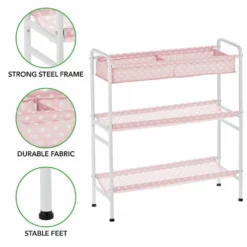 MDesign 3-Tier Kids Toy Box Storage Organizer Cart 7 MDesign 3-Tier Kids Toy Box Storage Organizer Cart -US Storage Furniture Sales Store 6149950 ALT3