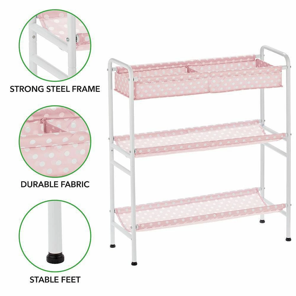 MDesign 3-Tier Kids Toy Box Storage Organizer Cart 4 MDesign 3-Tier Kids Toy Box Storage Organizer Cart - Image 4