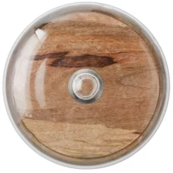 Glass Serving Dome With Wood Base -US Storage Furniture Sales Store images 149