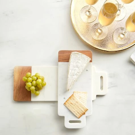 Marble & Wood Charcuterie Boards Or Gold Platter 1 Marble & Wood Charcuterie Boards Or Gold Platter