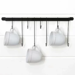 Wall-Mounted Coffee Mug Rack