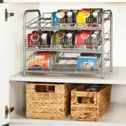 US Storage Furniture Sales Store 54 3-Tier Can Organizer