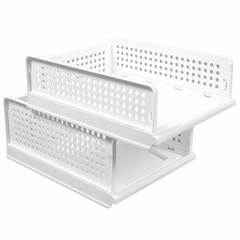 Set Of 2 Stacking Baskets 3 Set Of 2 Stacking Baskets - Image 3