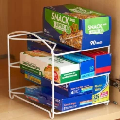 In-Cabinet Food Wrap Organizer